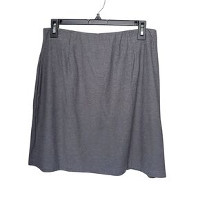 Vintage Bobbie Brooks Gray Short A-line Elastic Waist Skirt - Large